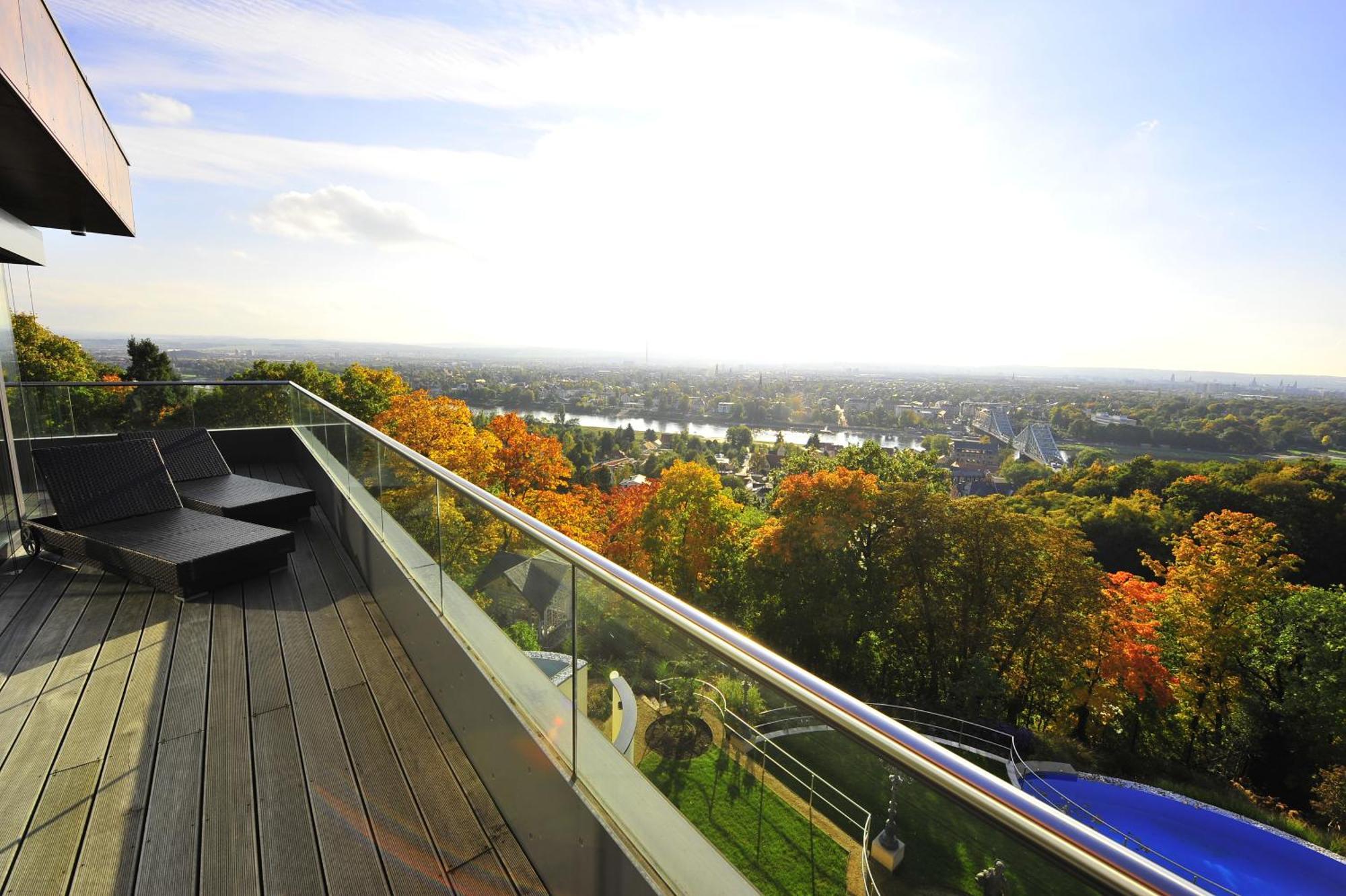Villa Via Lapis - Panoramablick Ueber Dresden - Garten - Pool - Sauna - Luxus Стая снимка